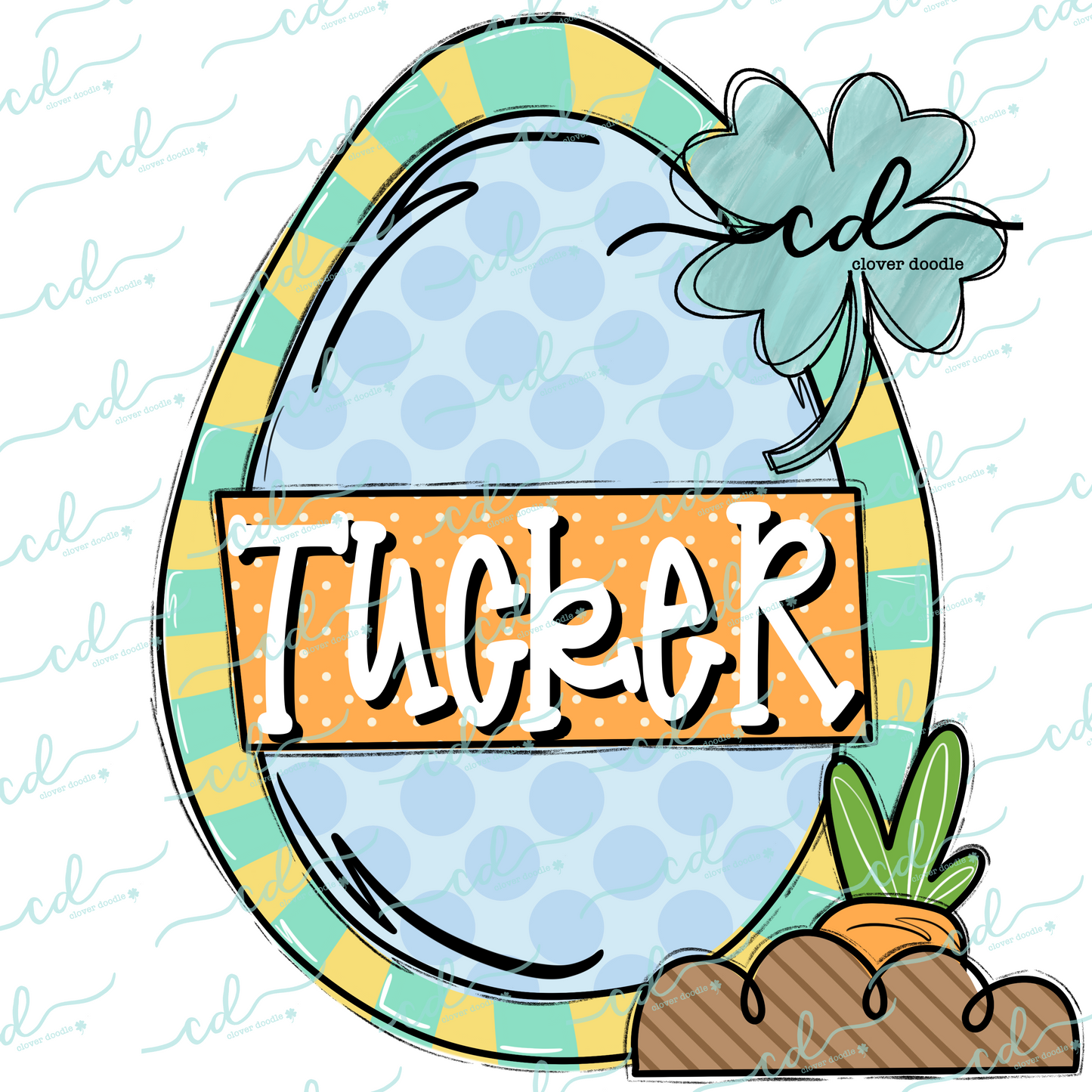 {Dapper Little Easter Egg W/ Nameplate}- CD