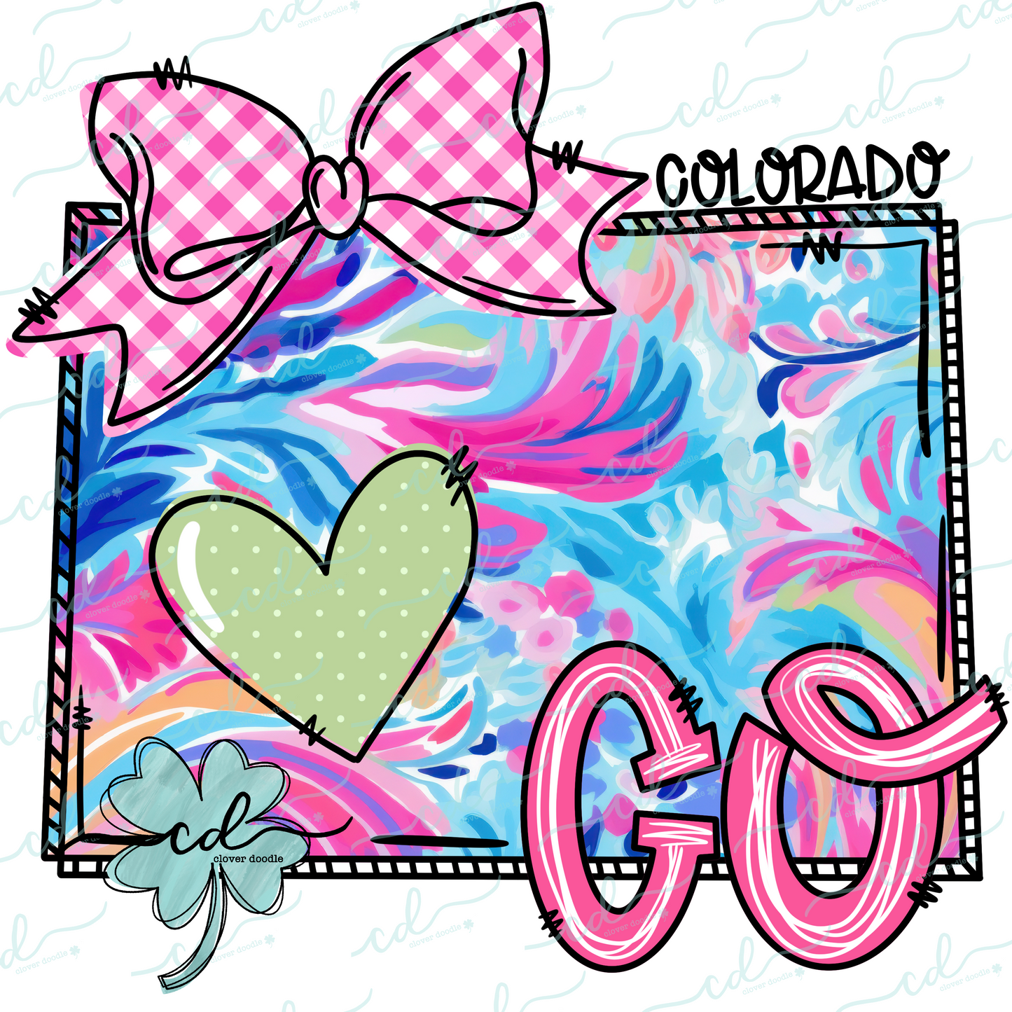 {Doodle State Colorado- Floral}- CD