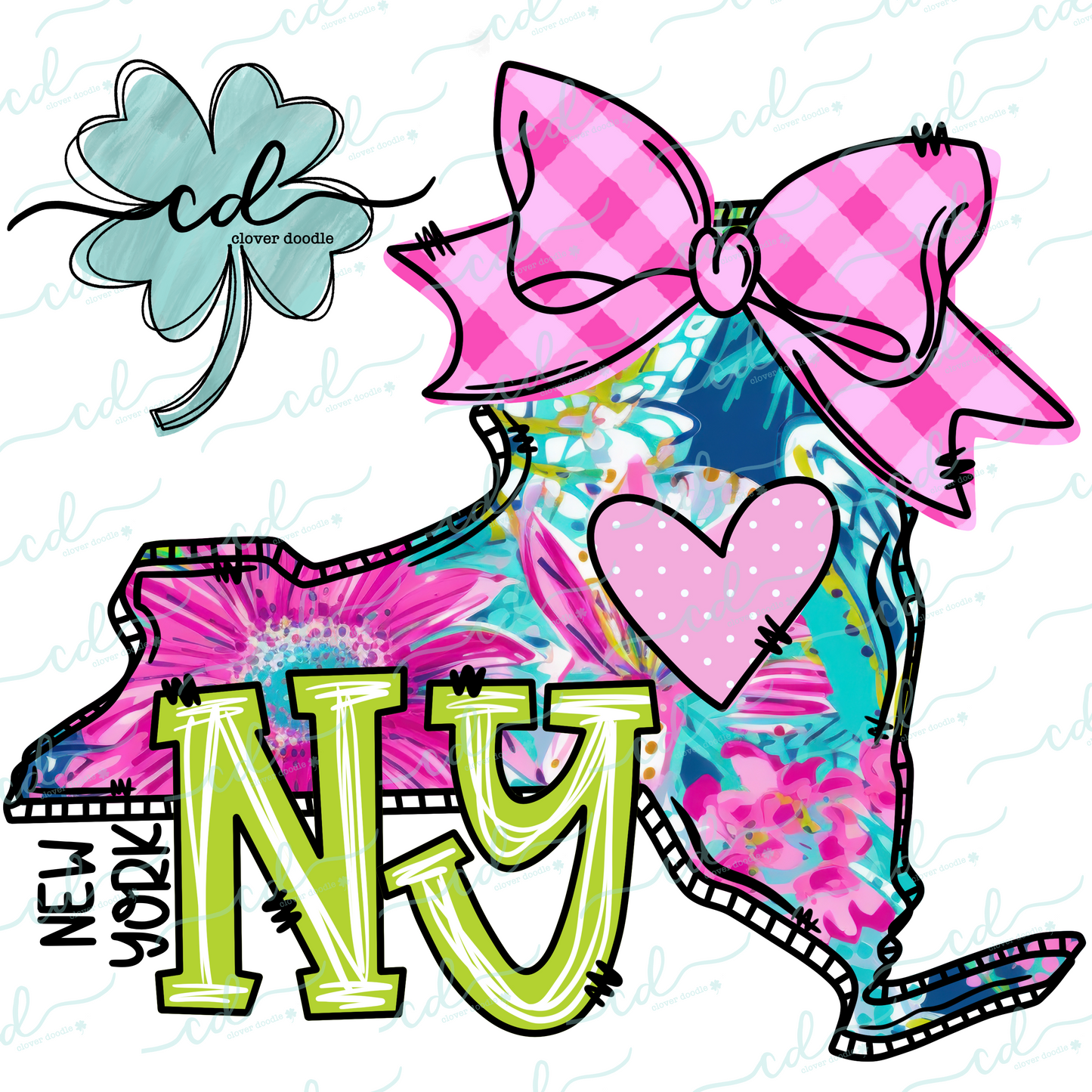 {Doodle State New York- Floral}- CD