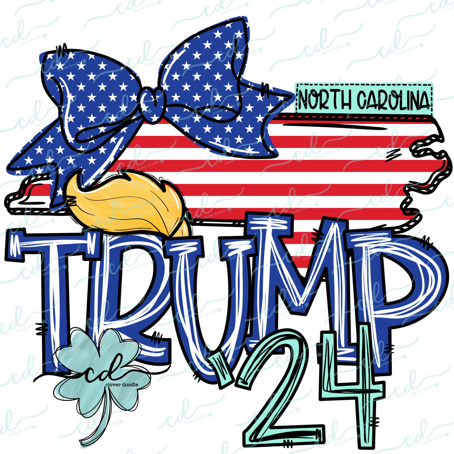 {Doodle State North Carolina Trump 24} - CD