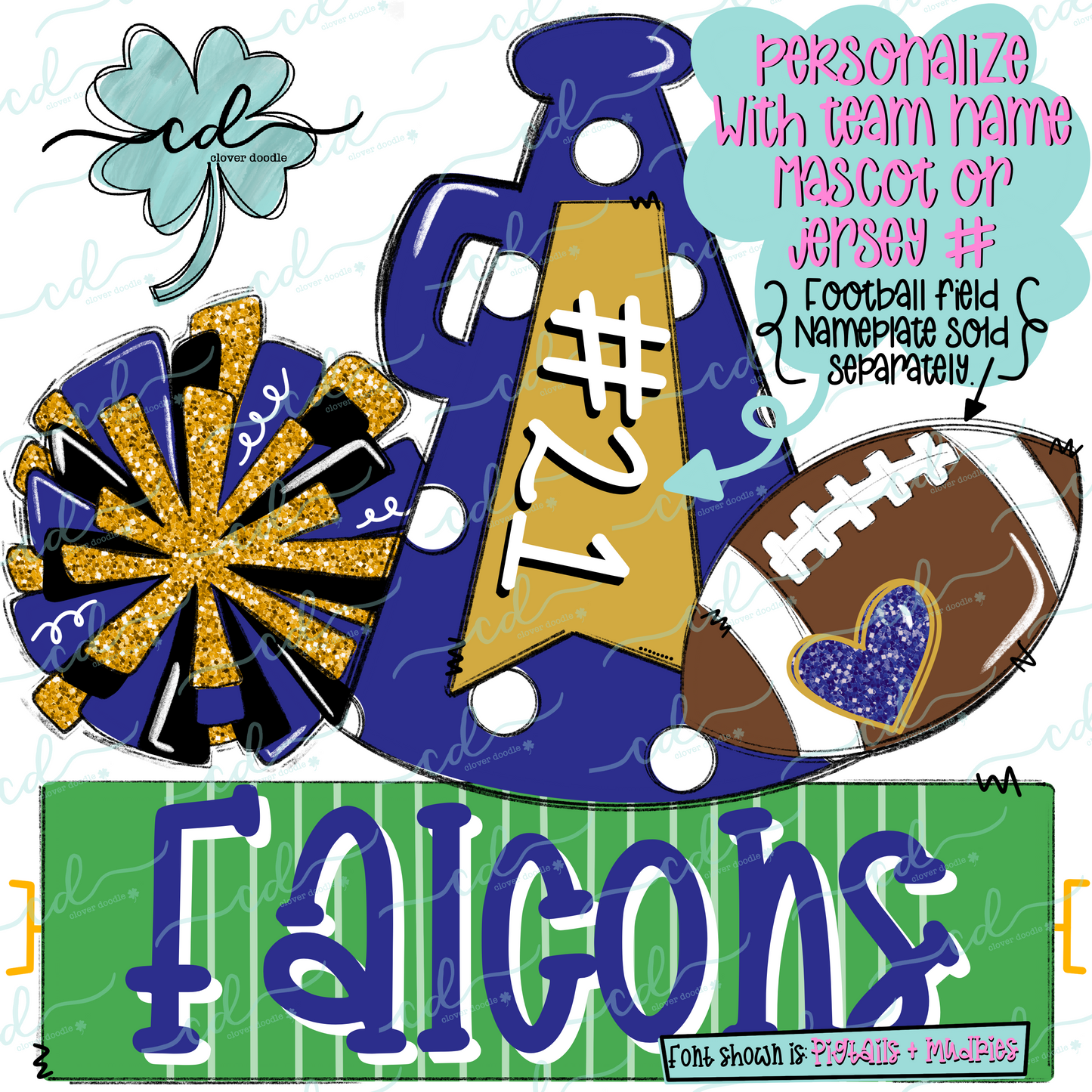 {Football Cheer Trio- Purple + Black} - CD