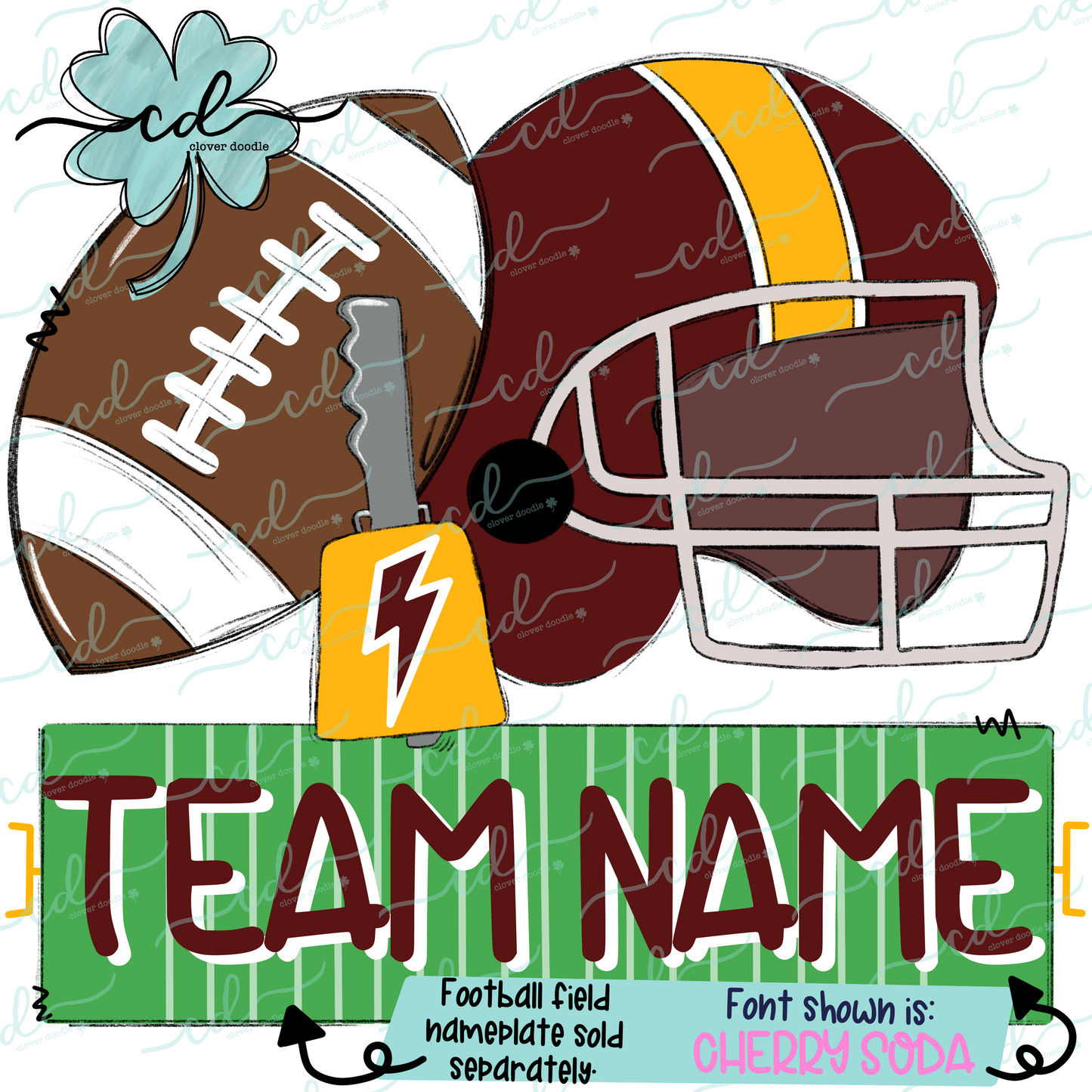 {Football Fan Trio- Boy- Burgundy + Gold} - CD