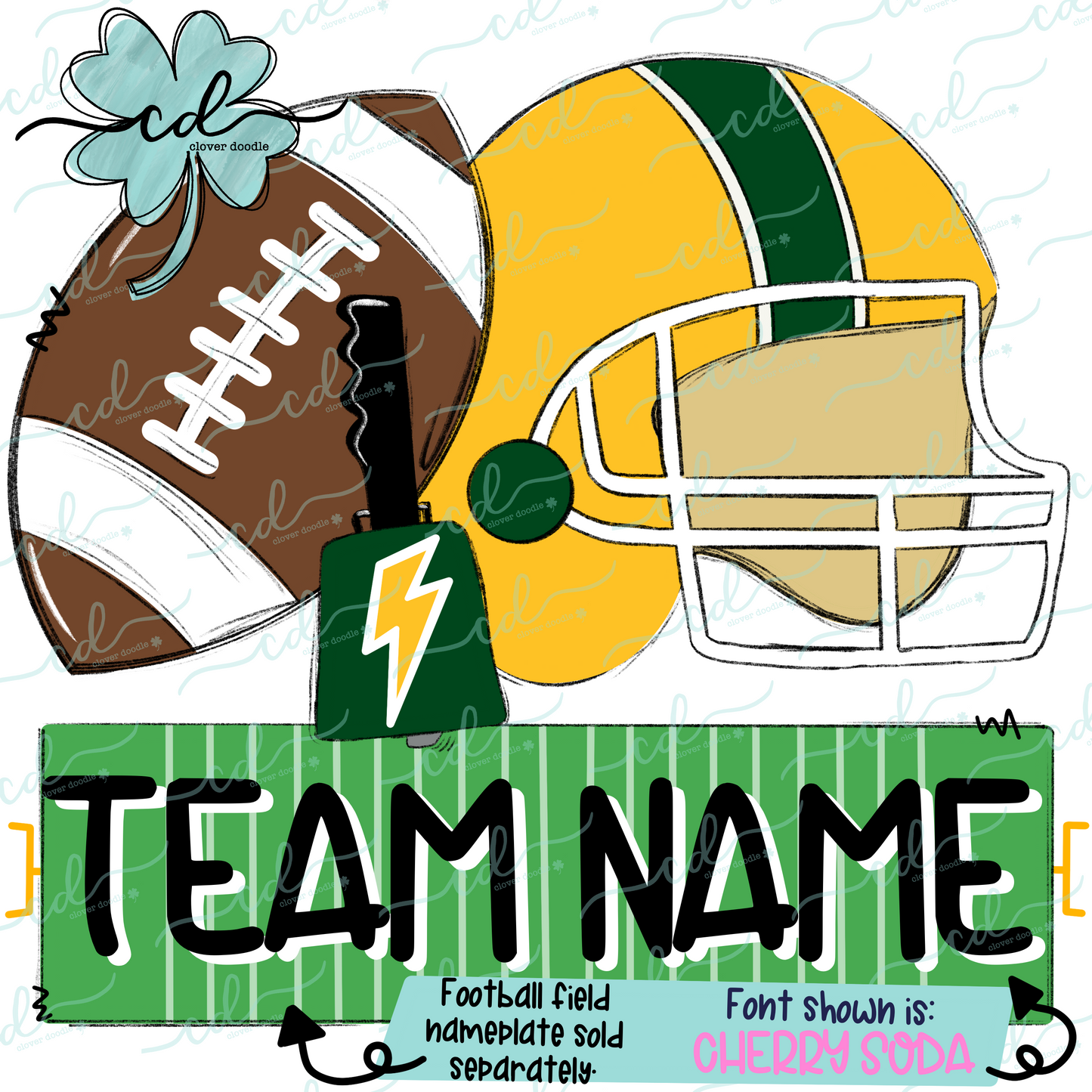 {Football Fan Trio- Boy- Green + Gold} - CD