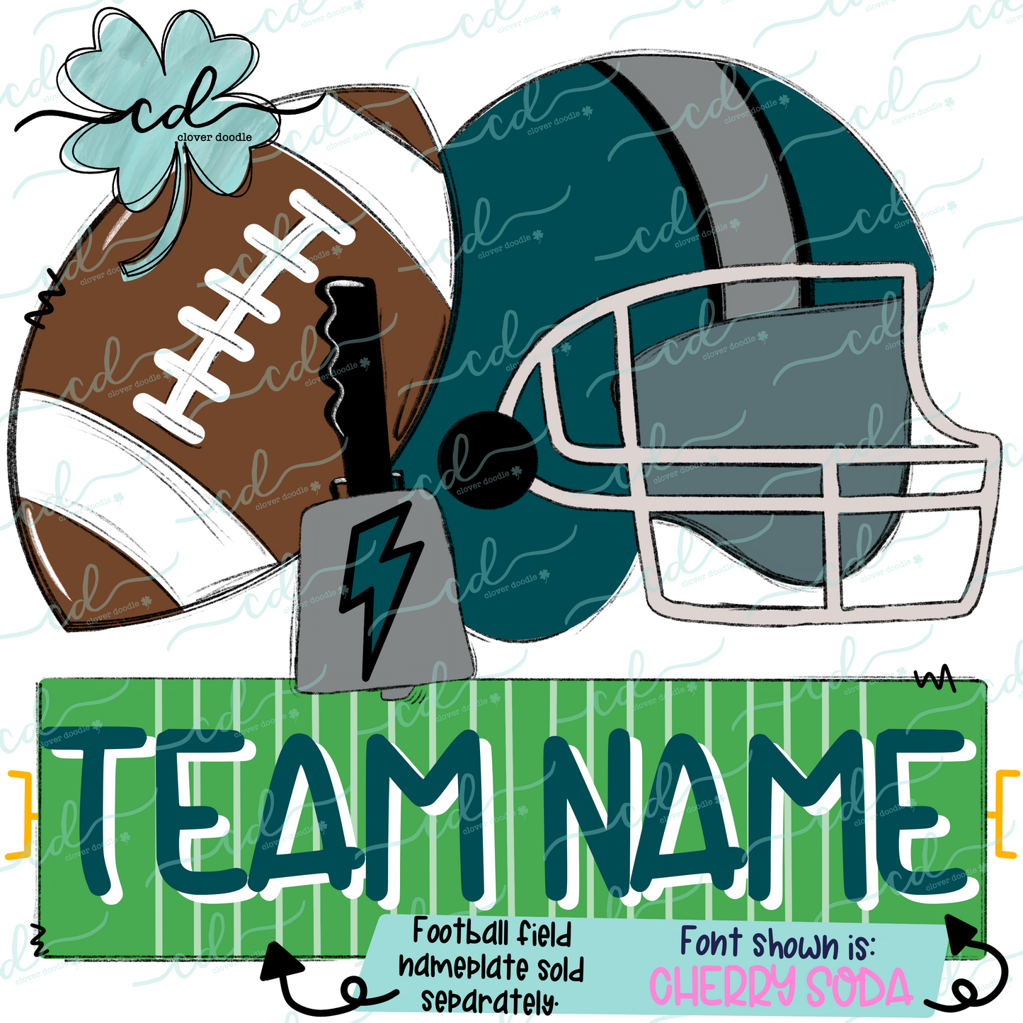 {Football Fan Trio- Boy- Midnight Green + Gray} - CD