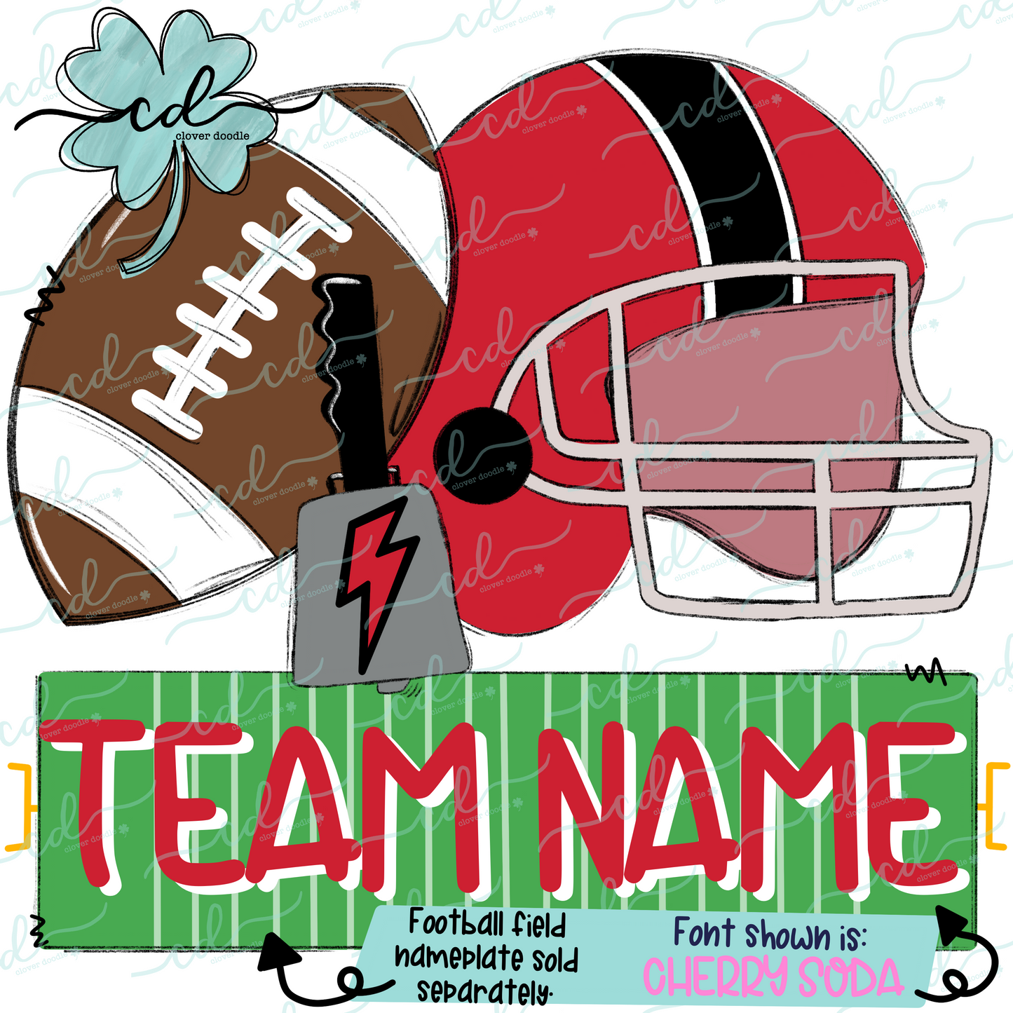 {Football Fan Trio- Boy- Red + Black} - CD