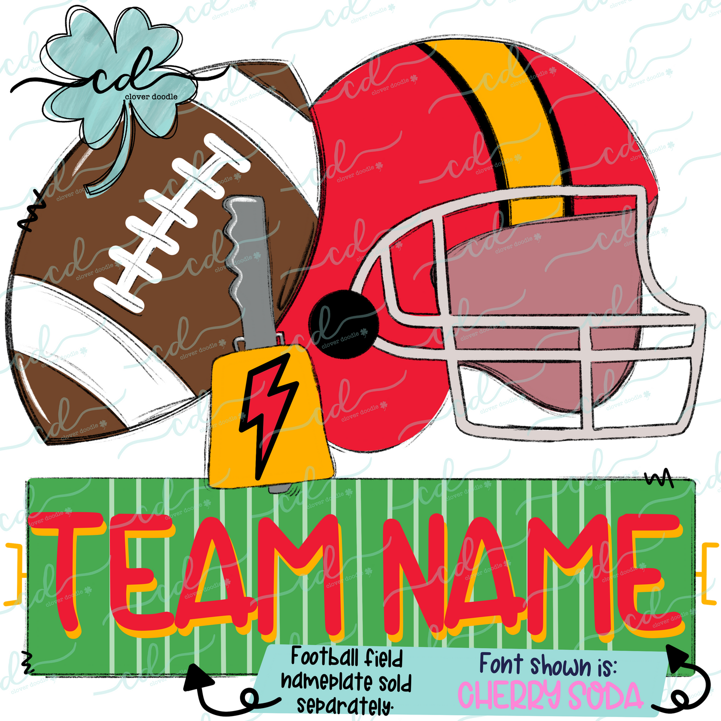 {Football Fan Trio- Boy- Red + Yellow} - CD