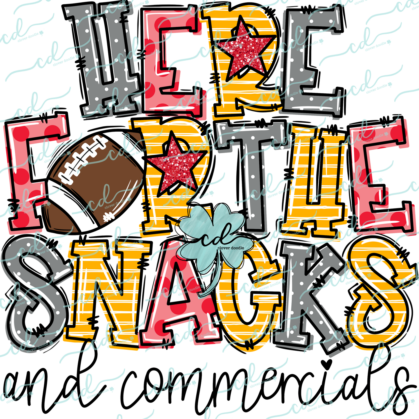 {Here For The Snacks + Commercials- Chiefs} - CD