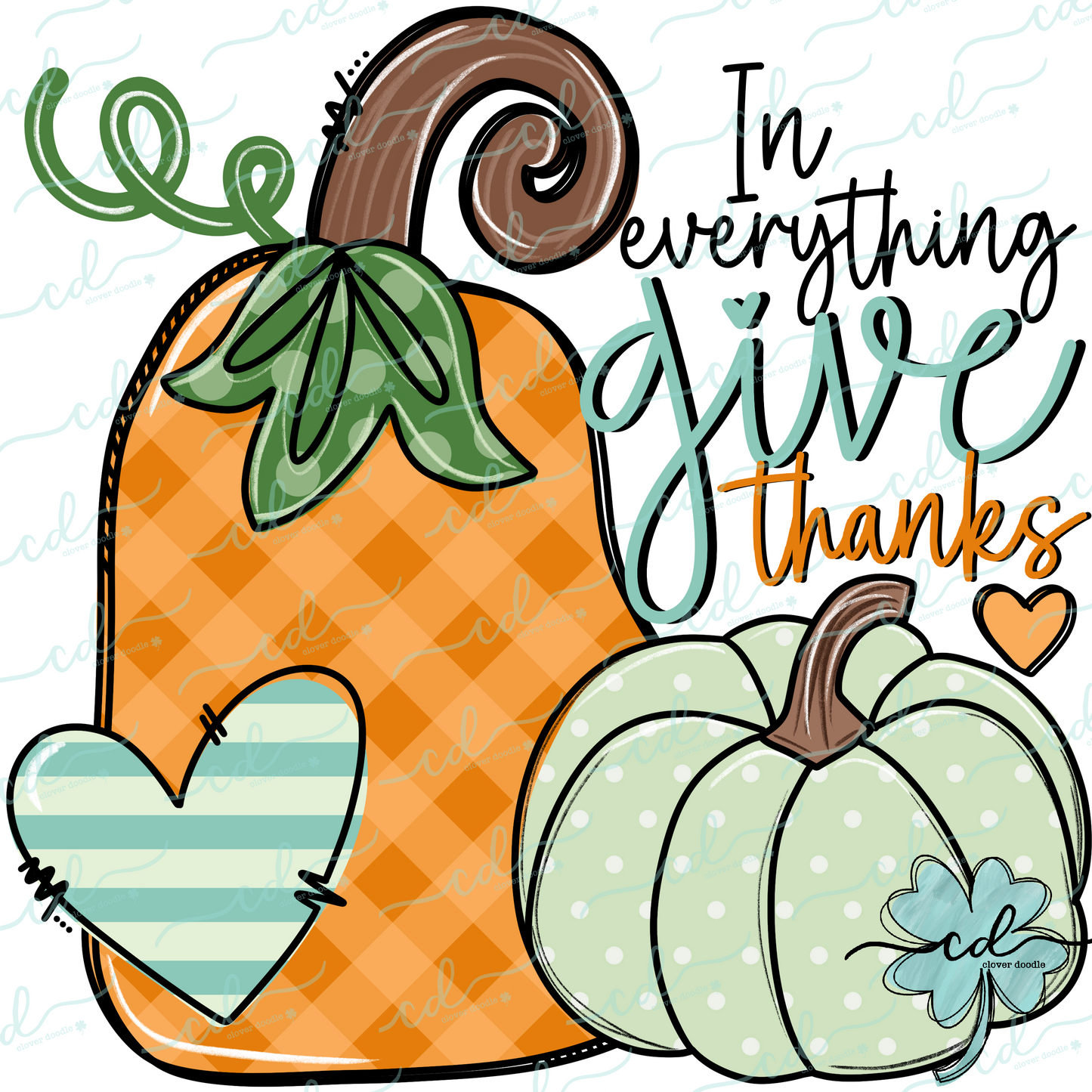 {In Everything Give Thanks- Cutesy Pumpkin Set} - CD