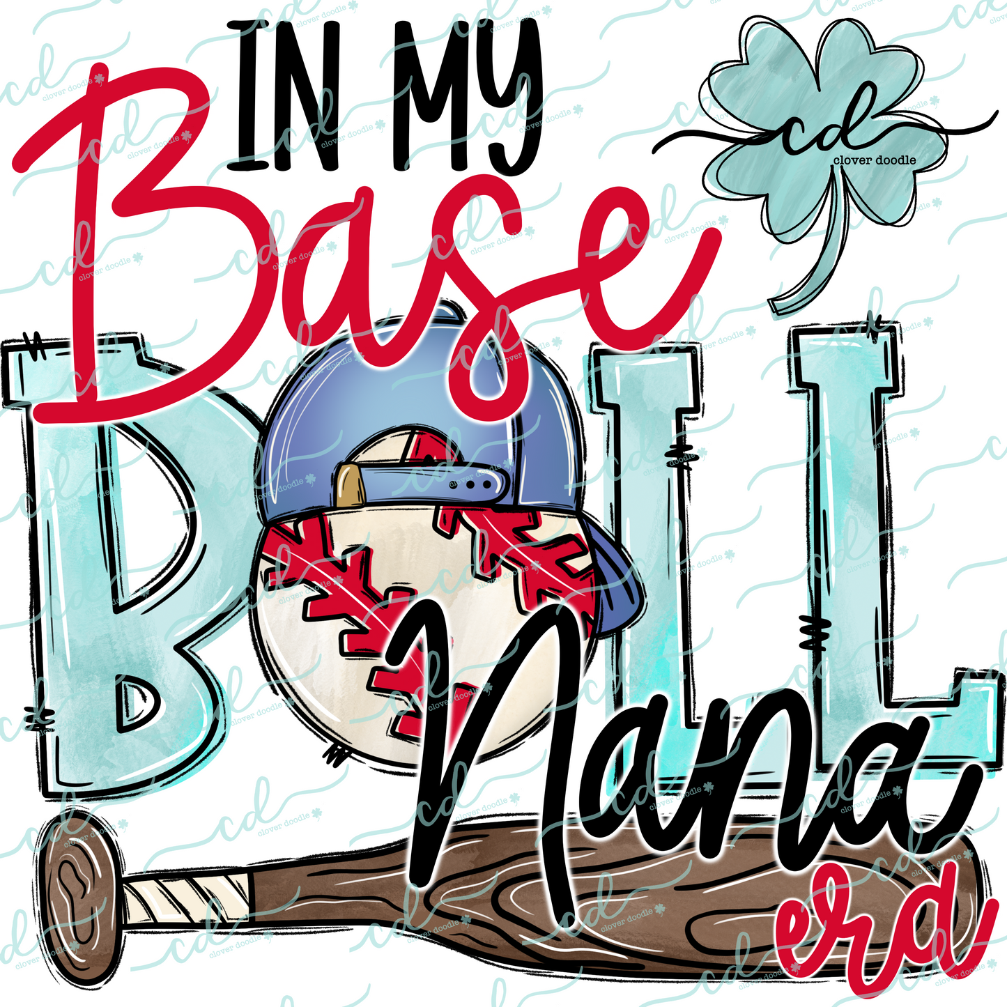 {In My Baseball Nana Era- Ballcap} - CD