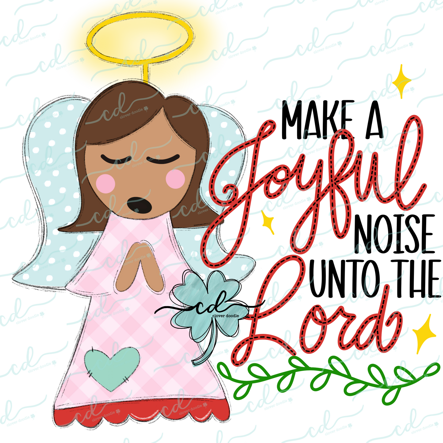 {Make A Joyful Noise Angel- Brunette} - CD