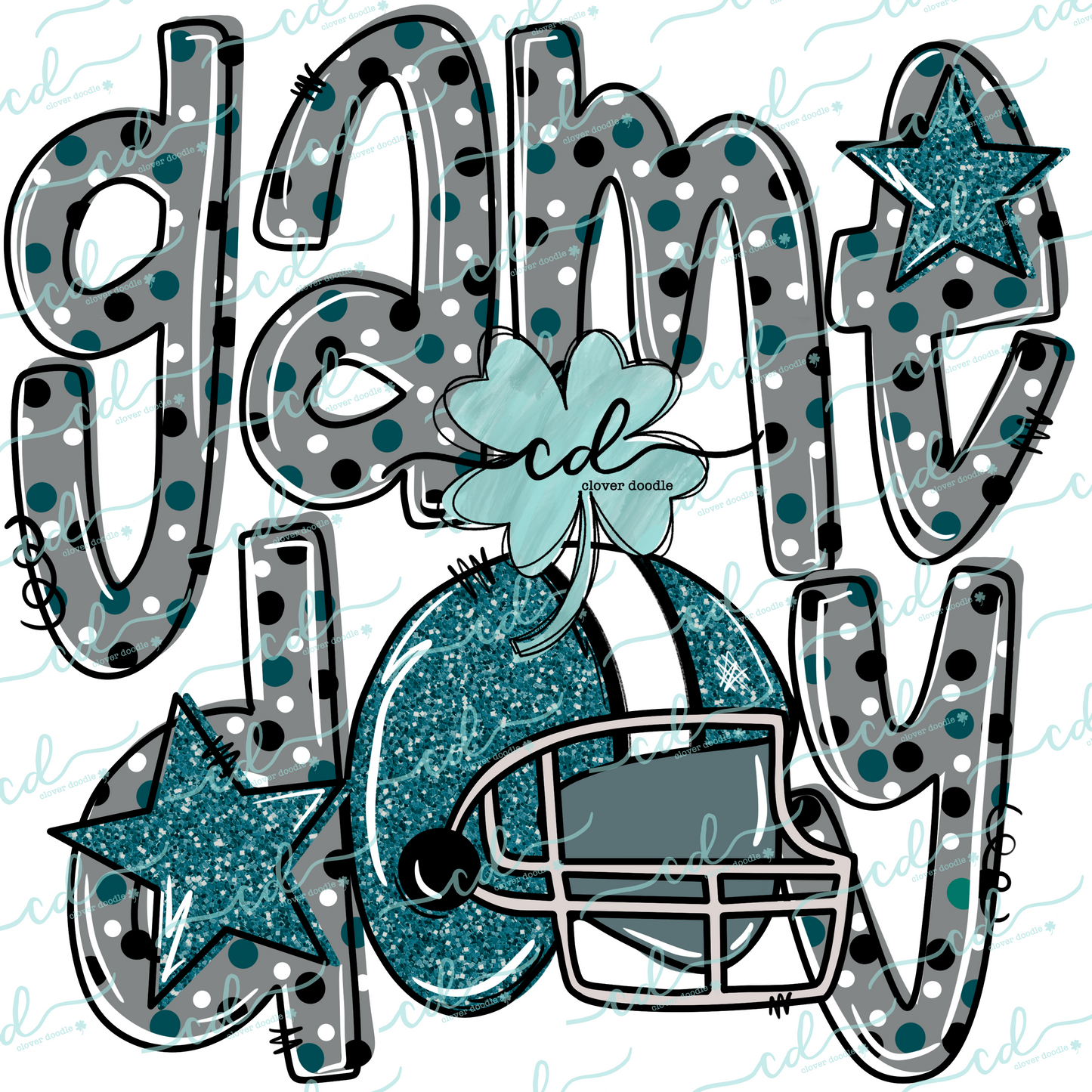 {Preppy Super Bowl Game Day- Eagles}- CD