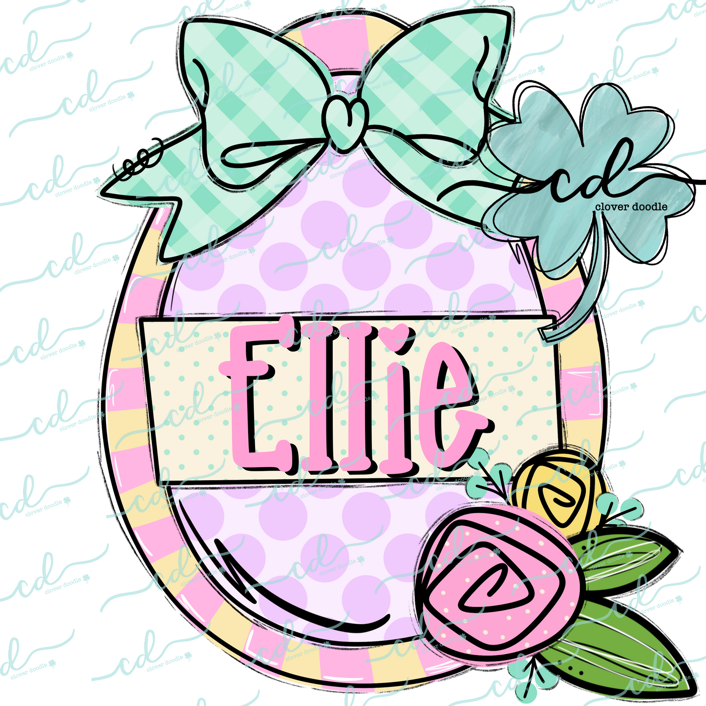 {Pretty Little Easter Egg W/ Nameplate}- CD