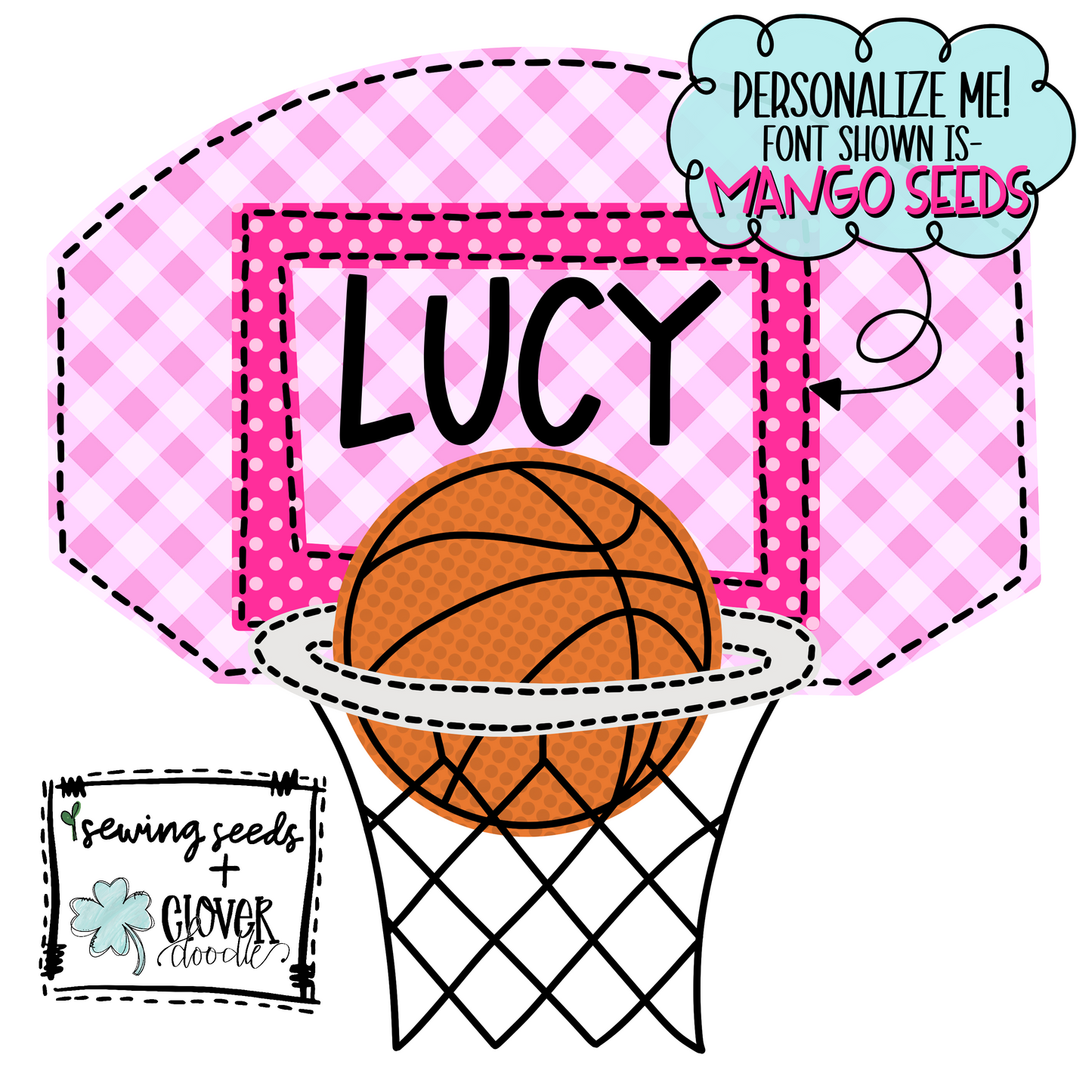 {Basketball Hoop- Girl} SS+CD