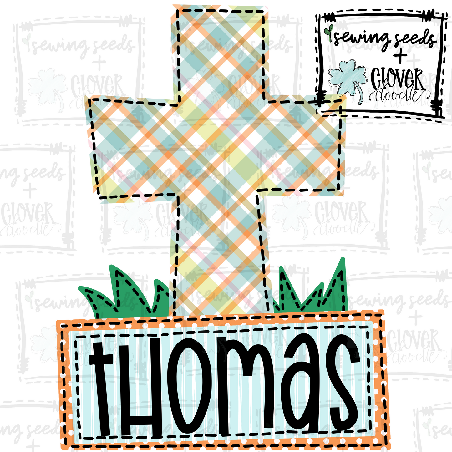 {Cross With Nameplate} SS+CD