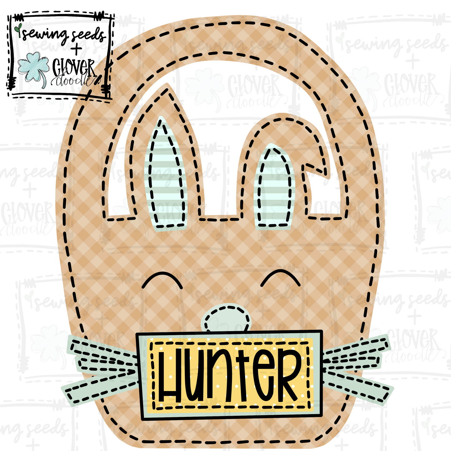 {Easter Bunny Basket- Boy} SS+CD
