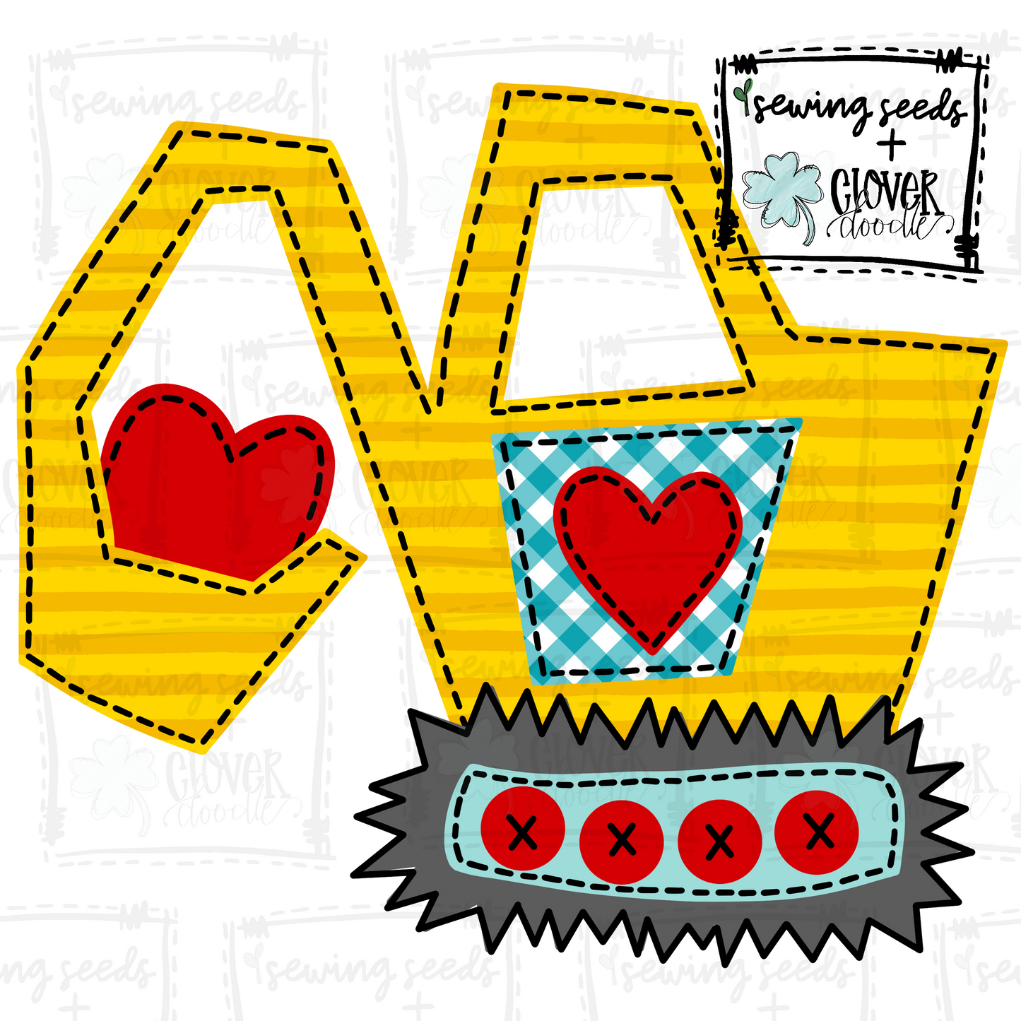 {Excavator With Hearts} SS+CD