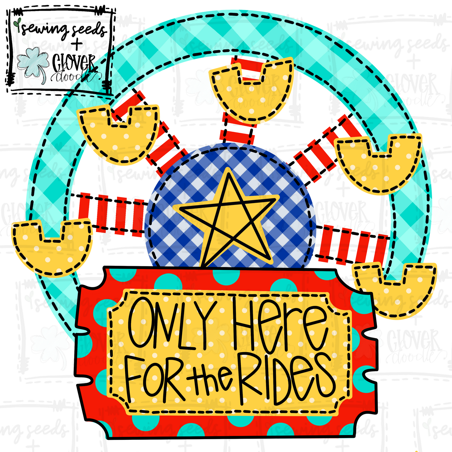{Ferris Wheel- Only Here For The Rides- Boy} SS+CD