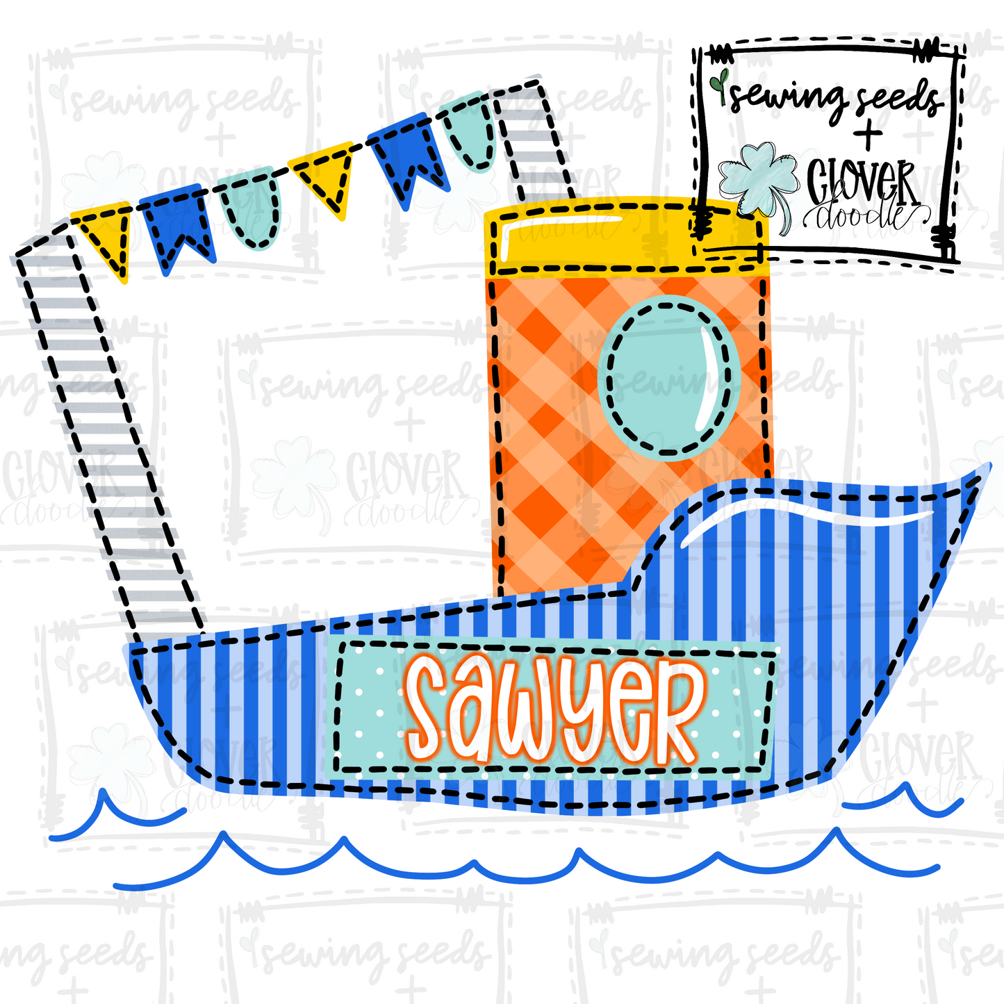{Tug Boat With Nameplate} SS+CD