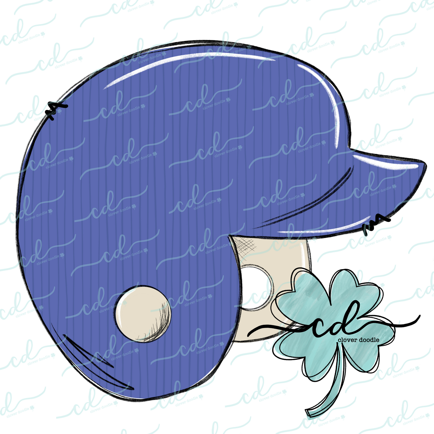 {Baseball + Softball Helmet- Blue} CD