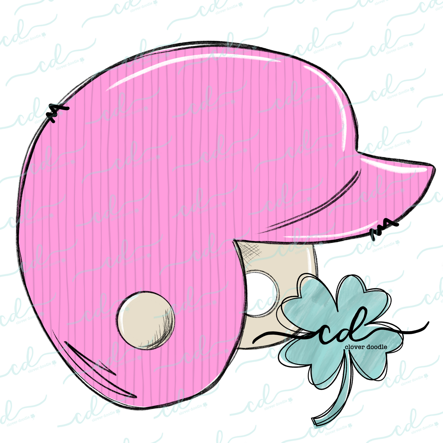 {Baseball + Softball Helmet- Pink} CD