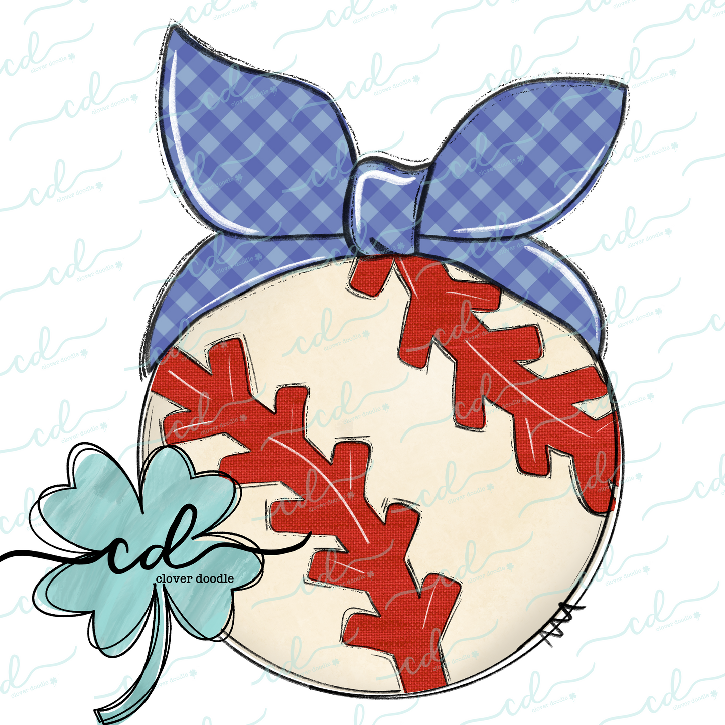 {Baseball w/Gingham Bandana} CD