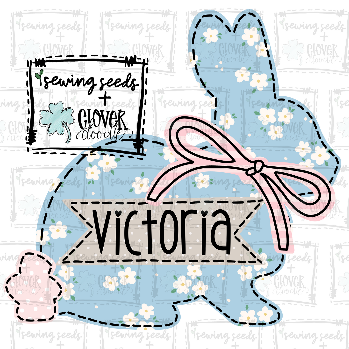 {Simple Silhouette Bunny- Girl} SS+CD