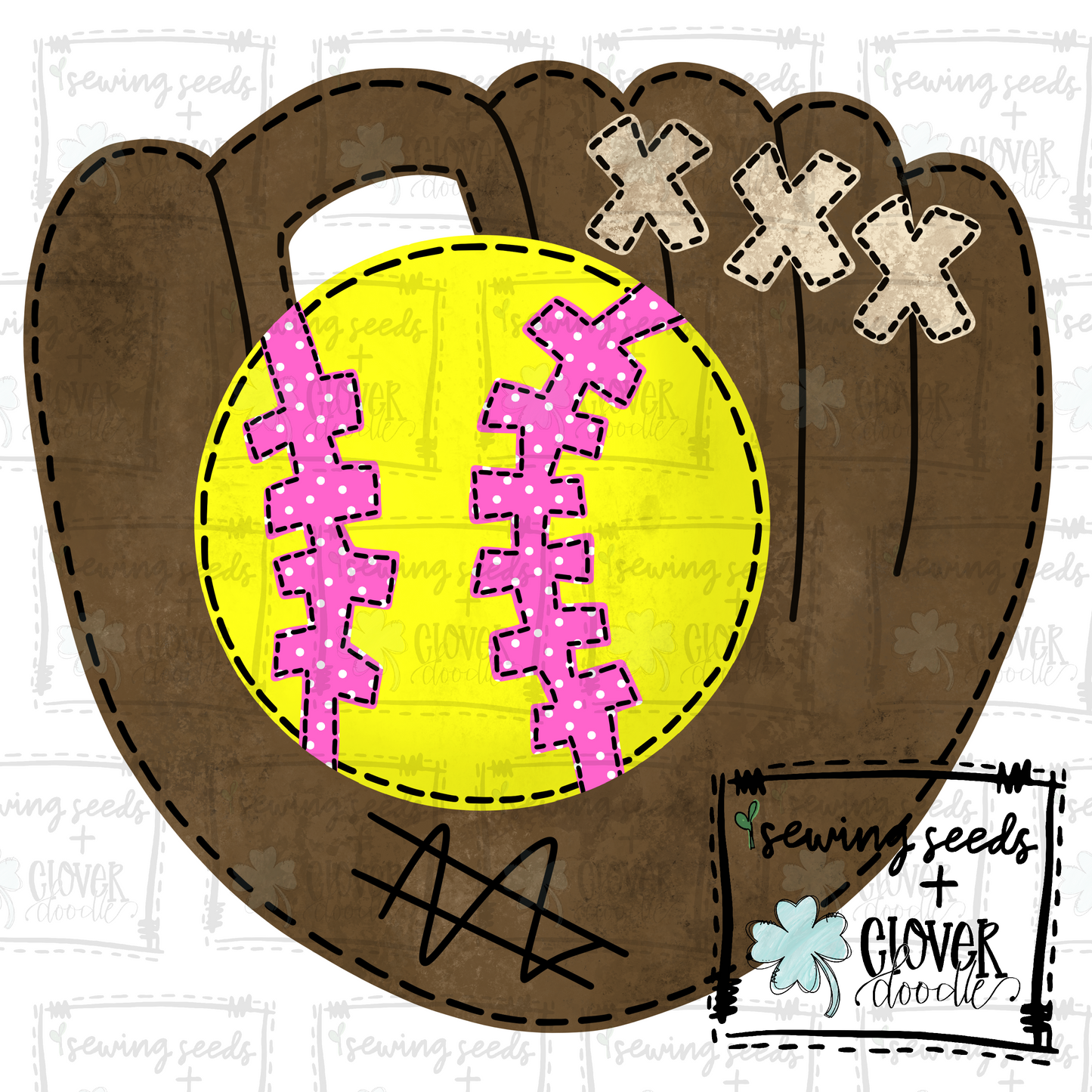 {Softball w/Glove} SS+CD