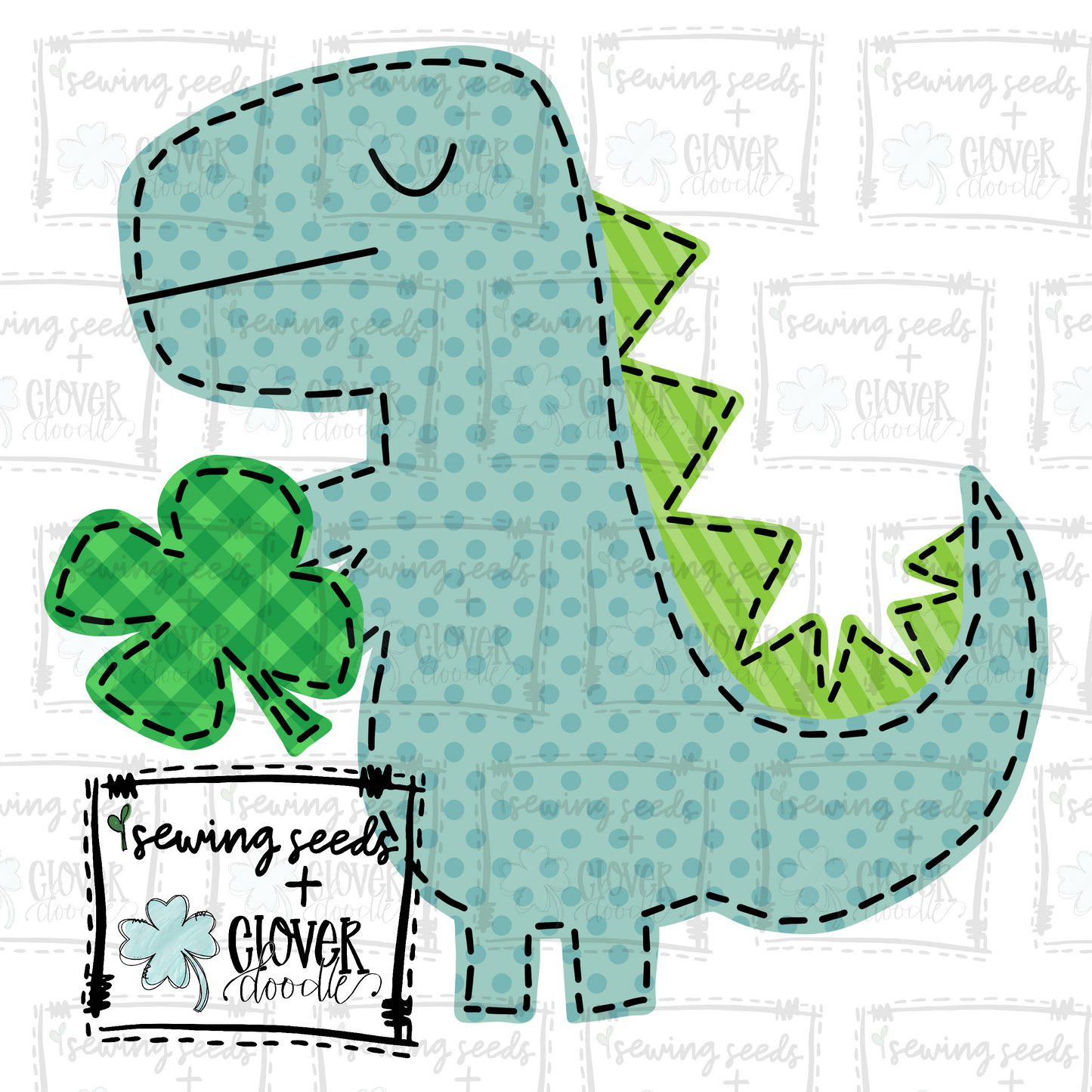 {St. Patrick's Day Dino-Boy} SS+CD