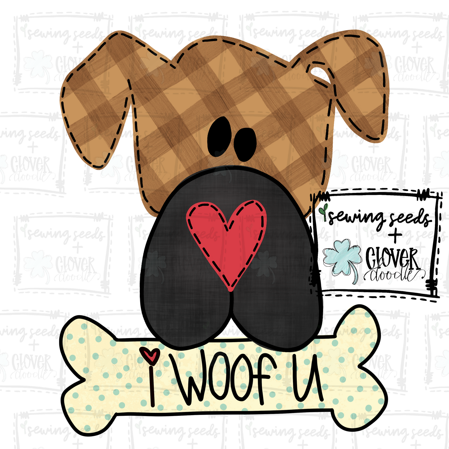 {Valentine Pup Leo- i woof u} SS+CD