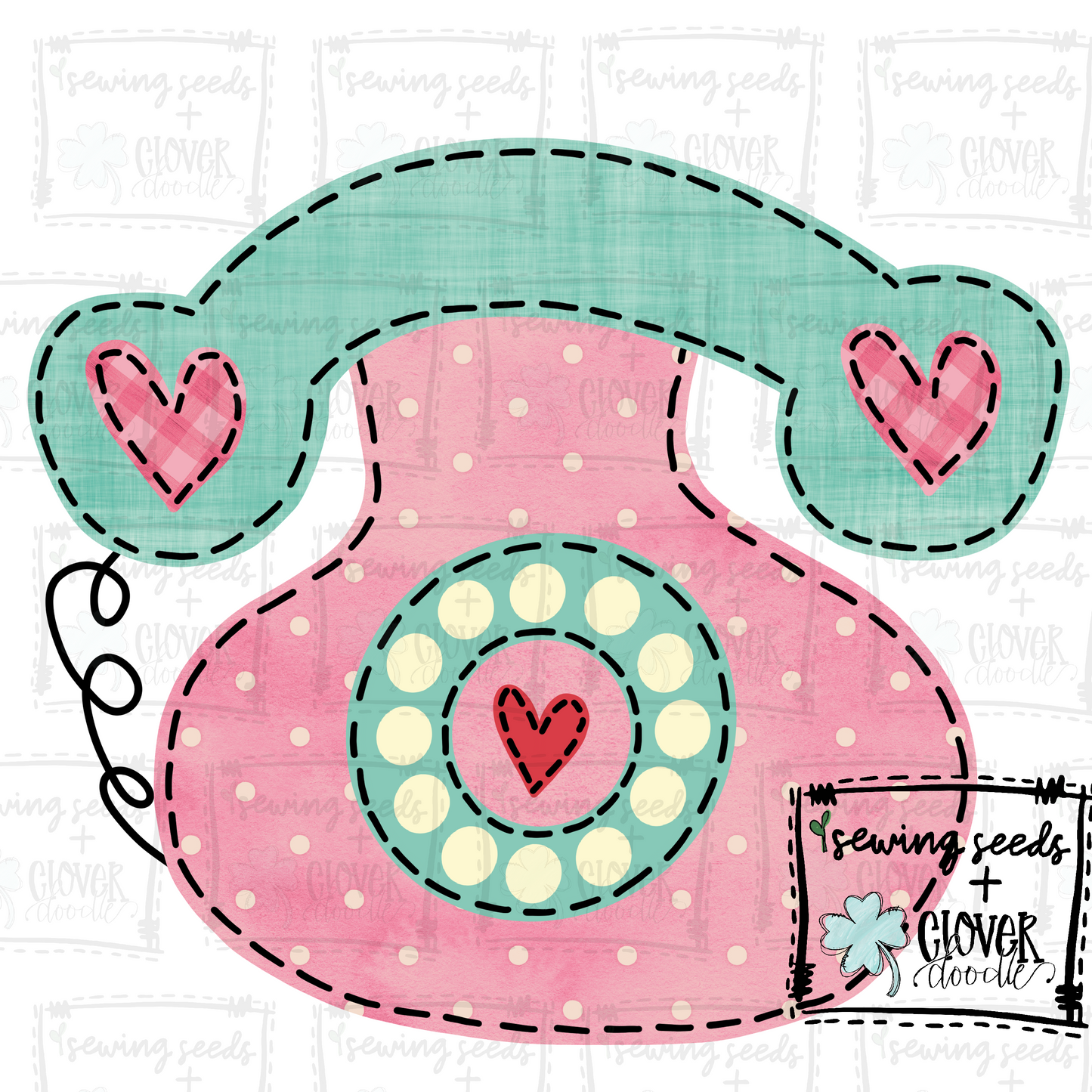 {Retro Valentine Phone} SS+CD