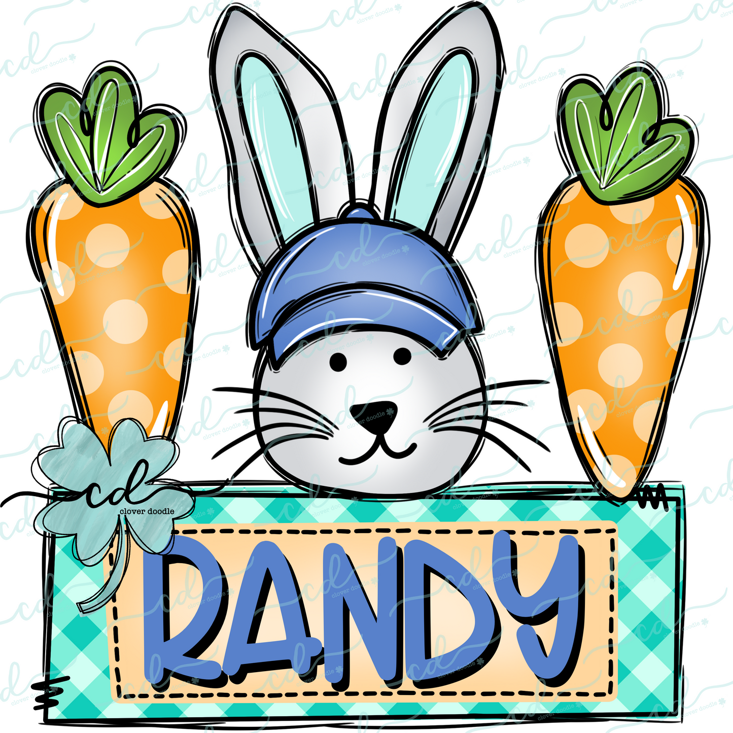 {Bunny + Carrots W Nameplate- Boy}- CD