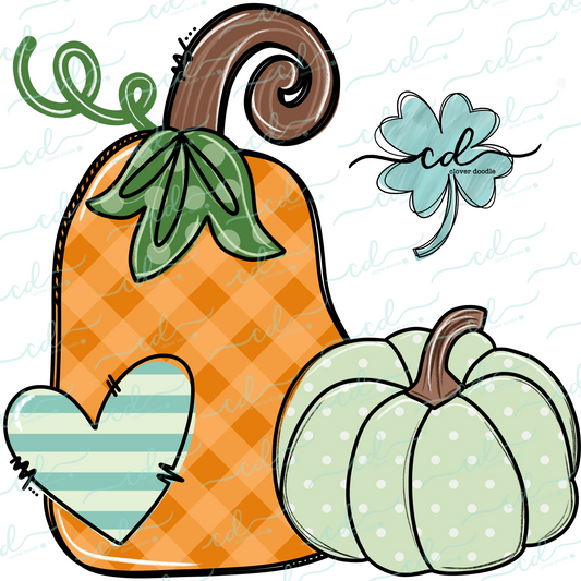 {Cutesy Pumpkin Set W/Heart} - CD