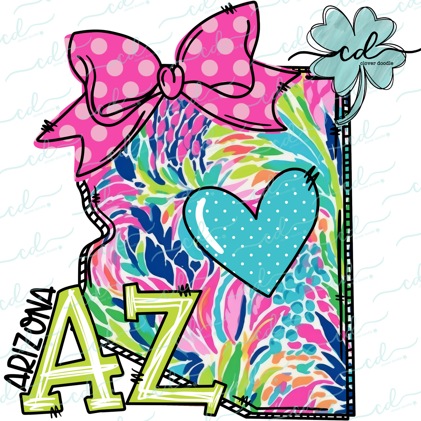 {Doodle State Arizona- Floral}- CD