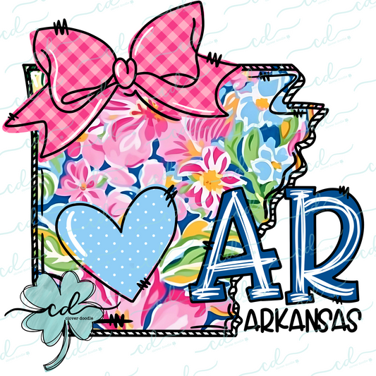 {Doodle State Arkansas- Floral} - CD