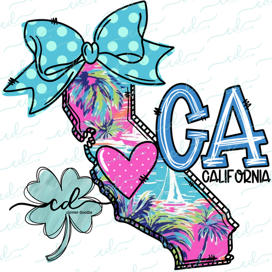 {Doodle State California- Floral}- CD