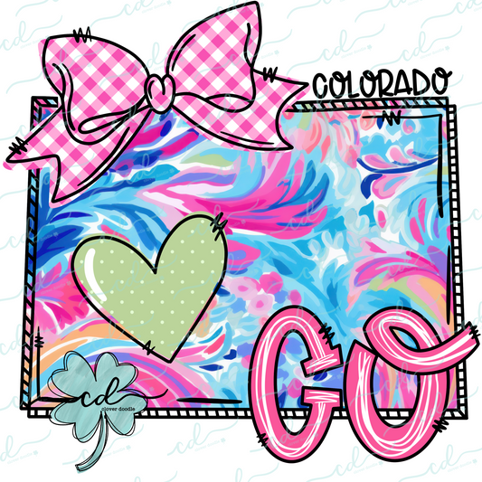 {Doodle State Colorado- Floral}- CD
