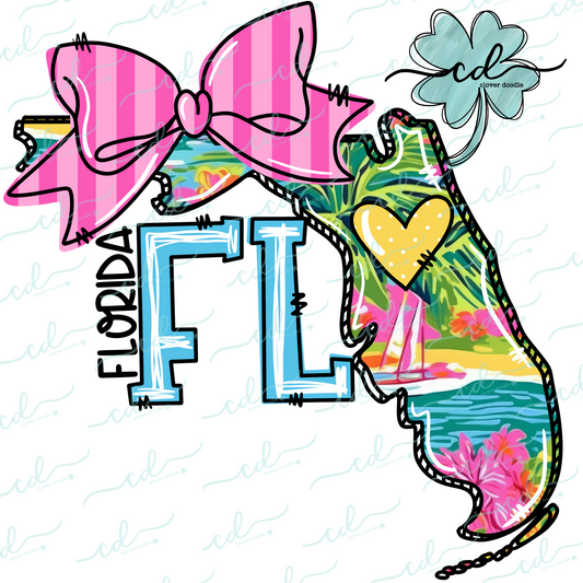 {Doodle State Florida- Floral} - CD