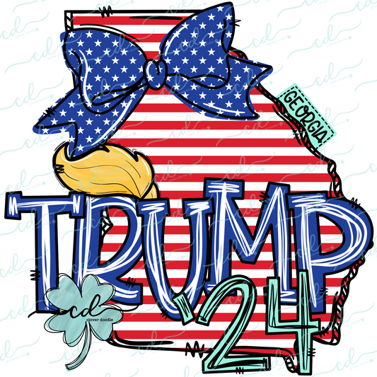 {Doodle State Georgia Trump 24} - CD