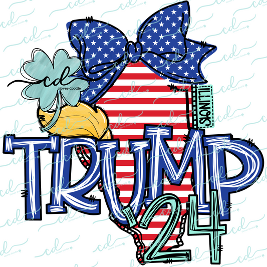 {Doodle State Illinois Trump 24} - CD