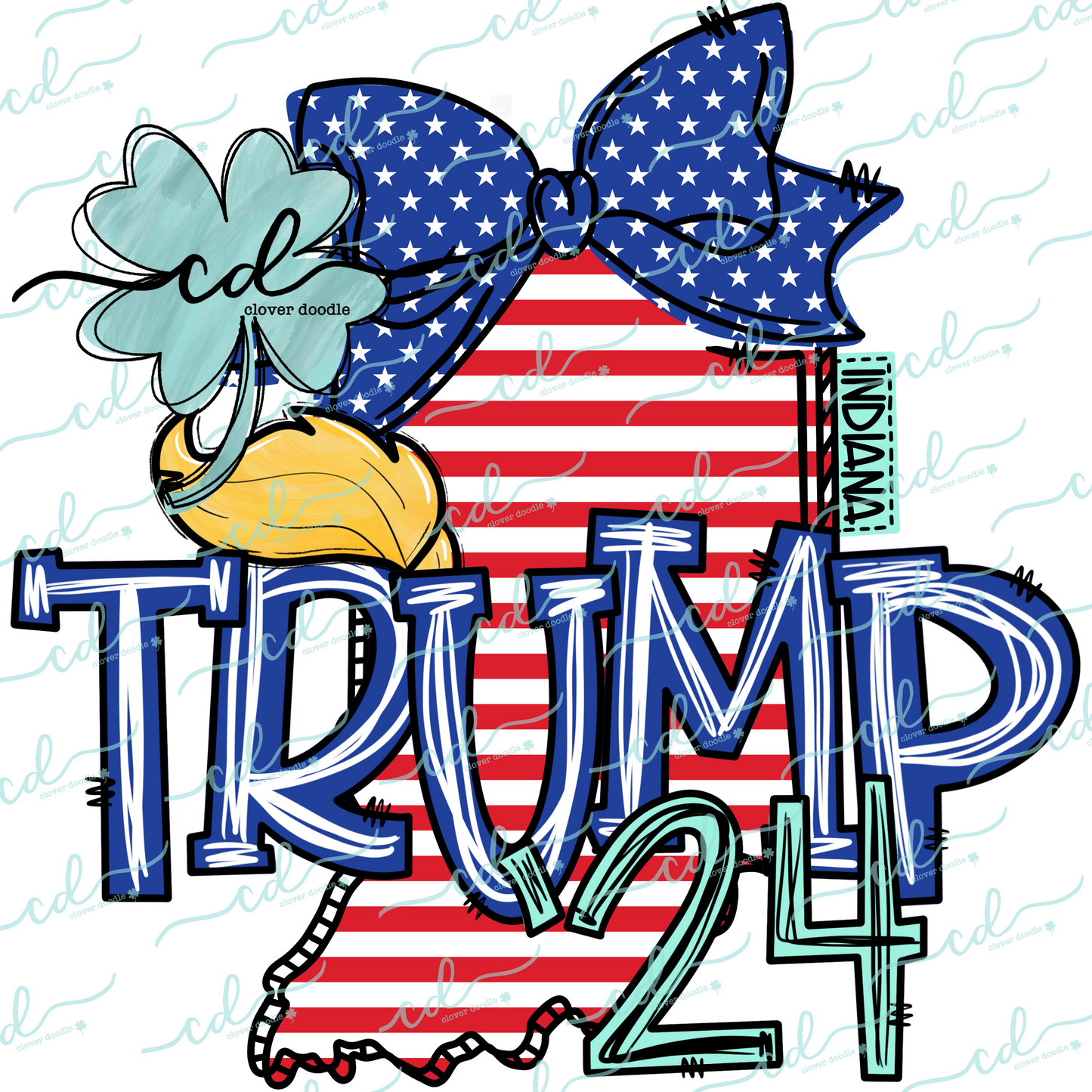 {Doodle State Indiana Trump 24} - CD