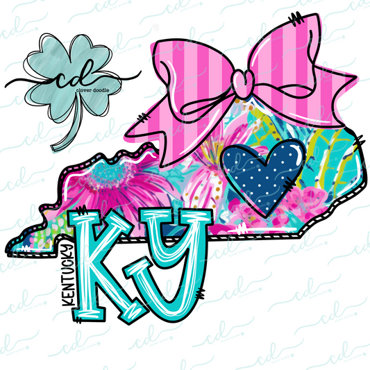 {Doodle State Kentucky- Floral} - CD