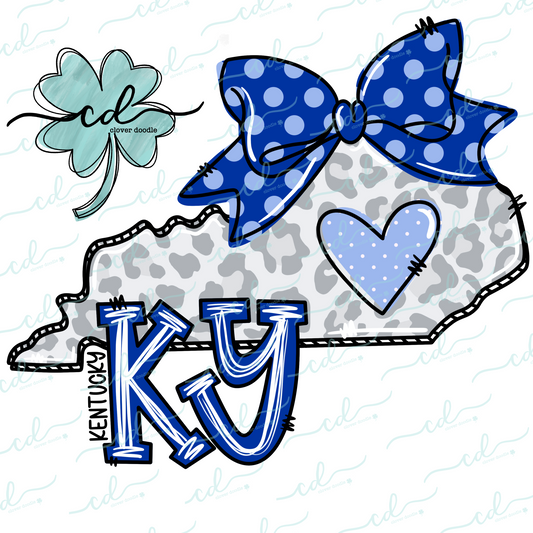 {Doodle State Kentucky- Royal Blue} - CD