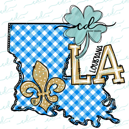 {Doodle State Louisiana- Blue} - CD