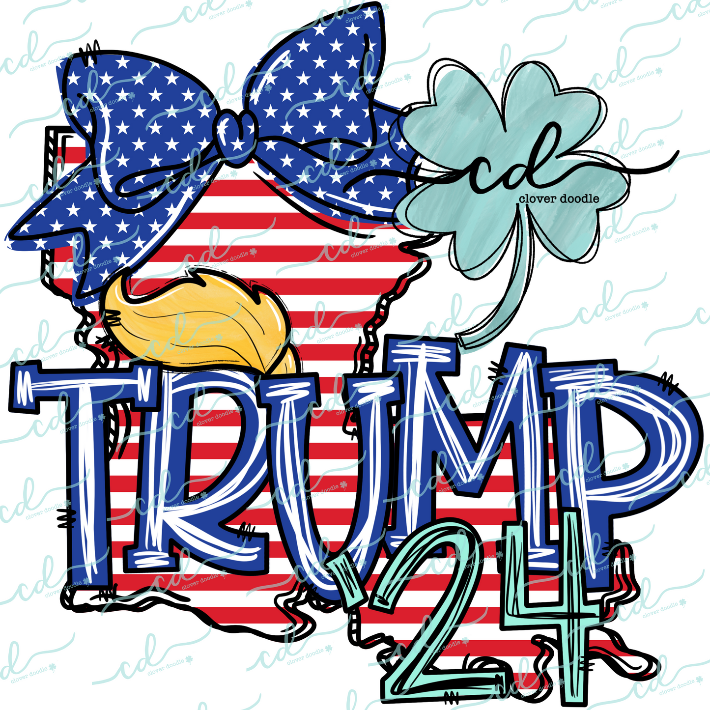 {Doodle State Louisiana Trump 24} - CD