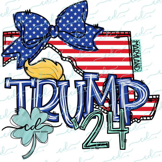 {Doodle State Maryland Trump 24} - CD