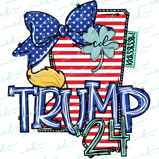 {Doodle State Mississippi Trump 24} - CD