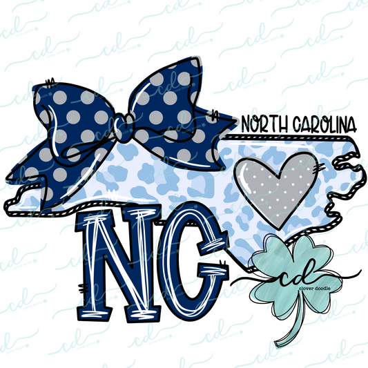 {Doodle State North Carolina- Blue} - CD