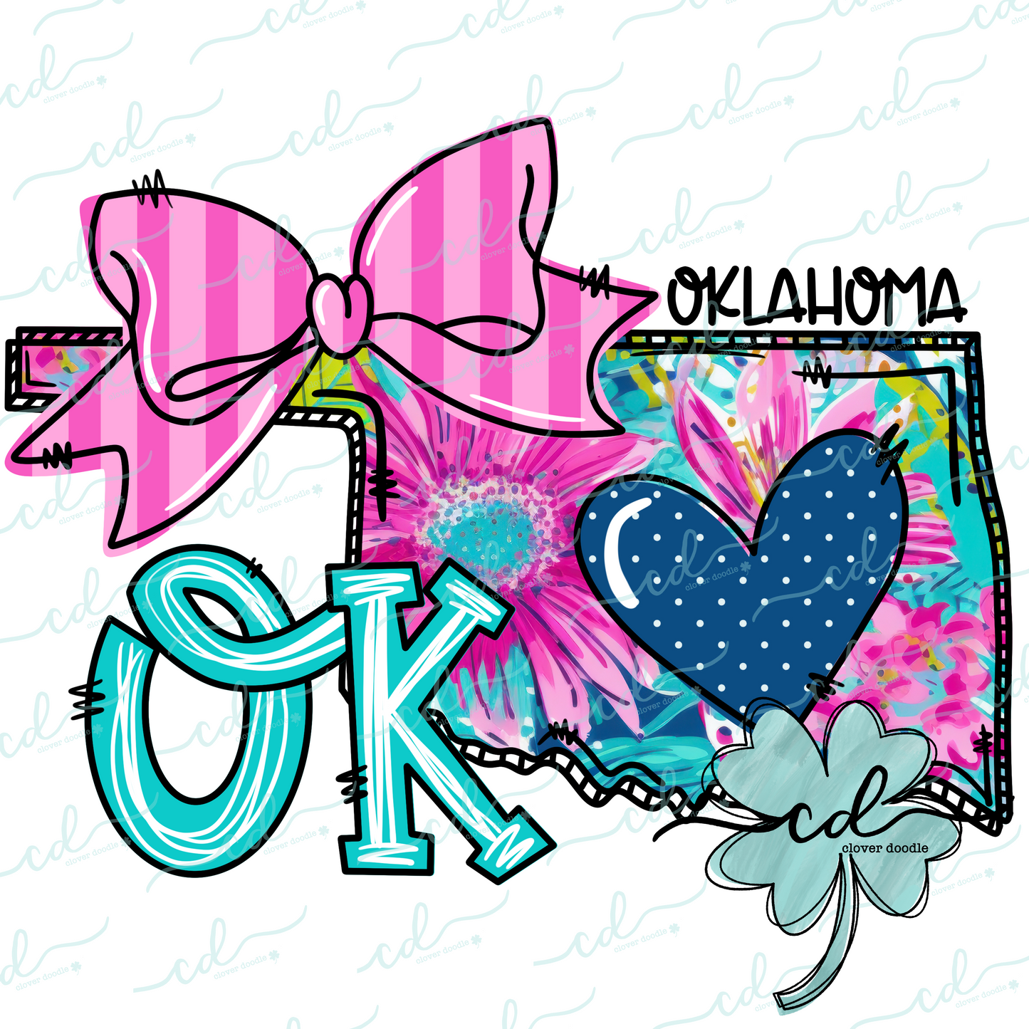 {Doodle State Oklahoma- Floral} - CD