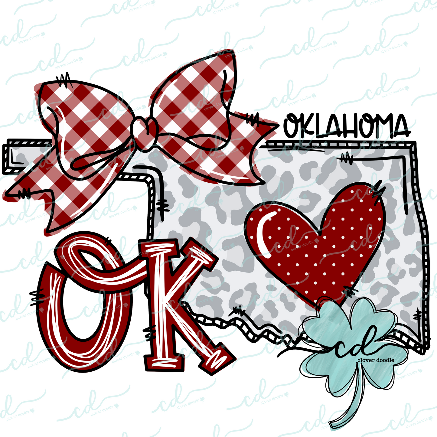 {Doodle State Oklahoma- Red} - CD