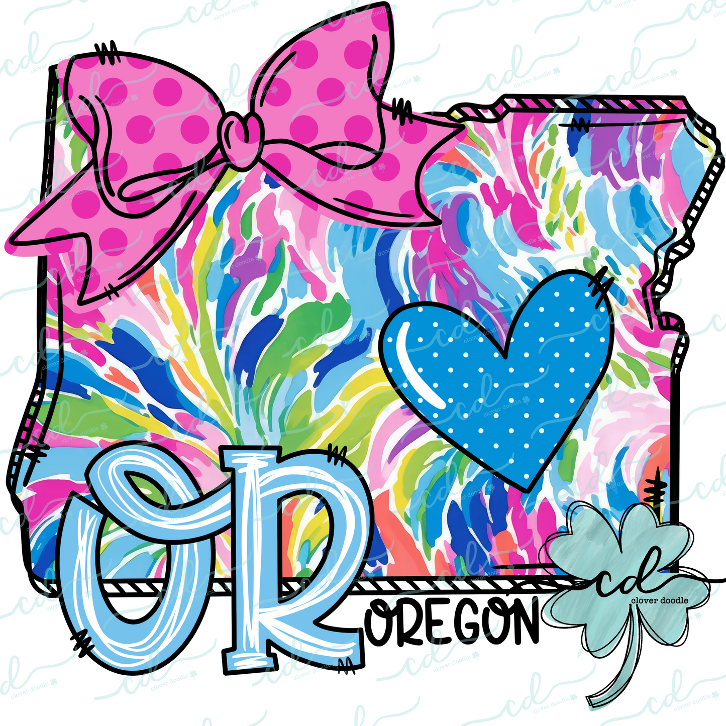 {Doodle State Oregon- Floral}- CD